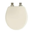 thumbnail image 2 of Bemis19170NISL346 Alesio II Elongated Closed Front Toilet Seat with Cover in Biscuit, 2 of 3