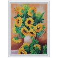 thumbnail image 2 of Navidad Diy 5d diamante pintura girasol por número kits para girasol flor punto de cruz, 2 of 5