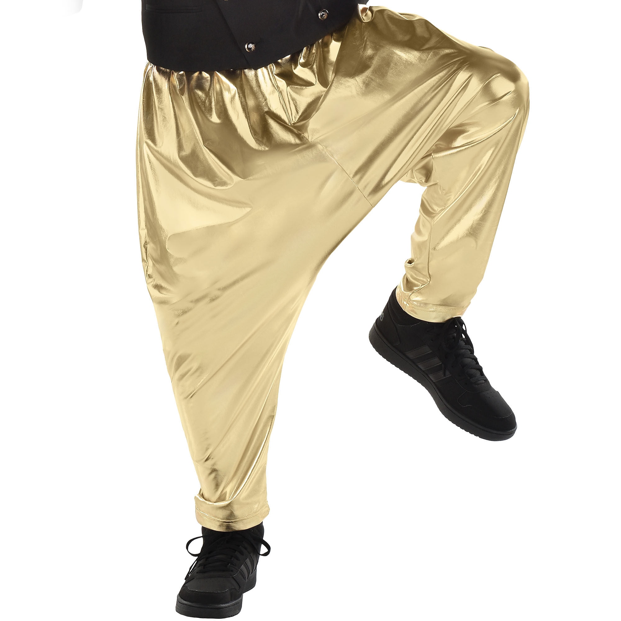 Spring Summer Fashion 2021 Gold Personality Large Cross Trousers Stage  Performance Harem Trousers Losse Hip Hop Skinny PantGold S   Amazoncombe Fashion