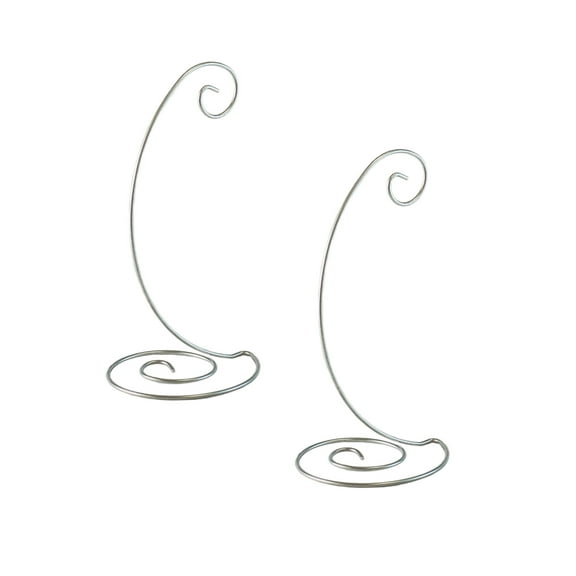 Tripar Silver Spiral Ornament Display Stand (2 Pack)