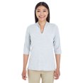 thumbnail image 1 of Top entallado con escote abierto Perfect Fit™ para mujer GREY HEATHER XL Devon & Jones DP188W, 1 of 1