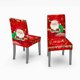 thumbnail image 3 of Mantel navideño rectangular ZOELNIC, funda de tela elástica para silla, funda protectora clásica para mesa navideña, ideal para el hogar, la cocina, el comedor y la decoración de fiestas., 3 of 5