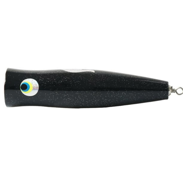 20cm 185g Cebo 3D Simulación Cebo luminoso de madera Accesorios para exteriores Negro JShteea Para Estrenar
