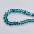 thumbnail image 5 of 80cts Natural Blue Zircon Faceted Bead Strand| 3x2mm to 3x1.5mm|Approx 252 beads, 5 of 12