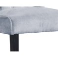 thumbnail image 3 of Best Master Furniture Contemporary Tufted Wingback Dining Chairs, Grey (Set of 2), 3 of 3