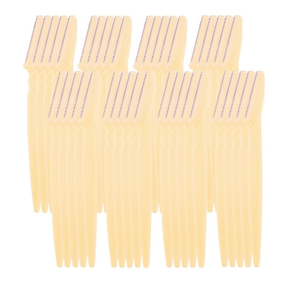 40 Pcs Femme Maquillage Tondeuse à Sourcils Portable Lame Rasoir Rasoir Visage Épilation des Sourcils Épilation Coupe-Poils Rasoir de Sécurité