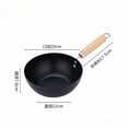 thumbnail image 1 of Uncoated Flat Bottom Wok Small Iron Wok for Stir-Fry Cooking Stove Induction Cookware Accessories Kitchen Supply,20, 1 of 7