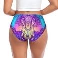 thumbnail image 3 of Womens Underwear Elephant in Tribal Style Cuteness No Show Seamless Underwear for Women, Soft Stretch Women's Panties, Hipster Ladies Panties Bikini Underwear Briefs, 3 of 6