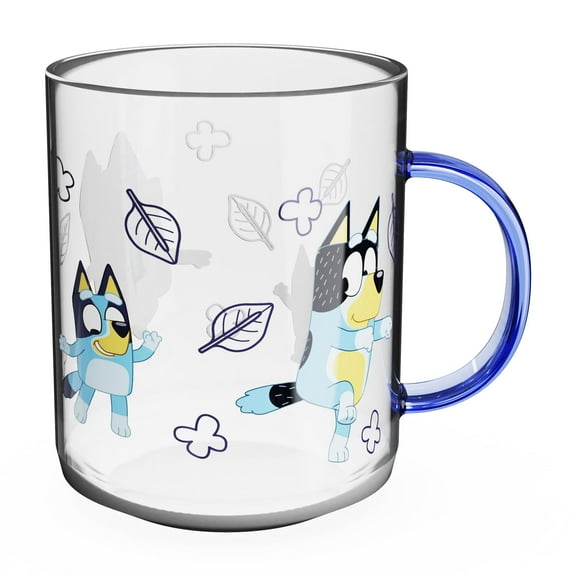 Zak Designs 15.5 oz Glass Kaya Mug - Bluey