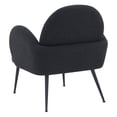 thumbnail image 4 of Safavieh Couture Crystalyn Boucle Accent Chair - 27 IN W x 32 IN D x 31 IN H Black/Black, 4 of 6