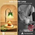 thumbnail image 4 of Lámpara GEEZO - Calentador de velas con temporizador y regulador de intensidad, 4 of 8