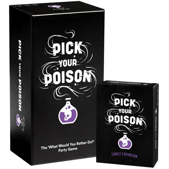 Juego de cartas Pick Your Poison Party + Family Expansion Set