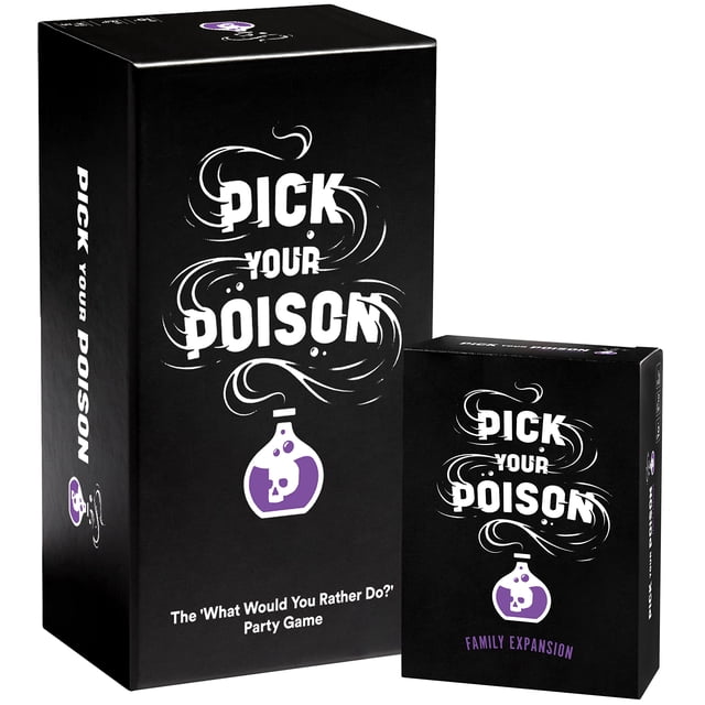 Juego de cartas Pick Your Poison Party + Family Expansion Set
