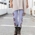 thumbnail image 6 of Pants for Women Christmas Print Leggings Sports Fitness Pants Solid Colored Casual Tight Fitting Yoga Pants Stretch Leggings,Womens Pants Light Blue S, 6 of 6