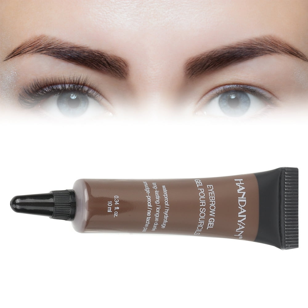 Tebru Professional Eyebrow Gel Waterproof Eyebrow Dye Eyebrow Gel Tint Eyebrow Brush, Eyebrow