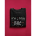 thumbnail image 3 of Single, And Ready To Jingle Sweatshirt Women -Smartprints Designs, Female 4X-Large, 3 of 4