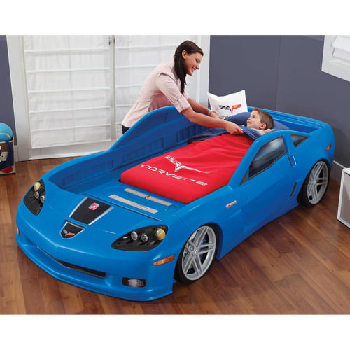 Step2 Corvette Convertible Toddler To, Step2 Corvette Z06 Toddler Bed To Twin Bed