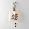 thumbnail image 5 of CafePress - Real Fun 30Th Birthday Tote Bag - Unisex Canvas Tote Bag, Beige, 1-Piece, 5 of 7