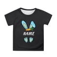 thumbnail image 4 of WOYY Boys Easter Short Sleeved T-Shirt Cartoon Bunny Print Round Neck T Shirt, Sizes 2-14, 4 of 4