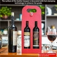thumbnail image 3 of Transemion Practical Foldable Handheld Red Wine Box For Wine Lovers Provides Better For Wine Bottle red, 3 of 6