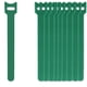 thumbnail image 1 of Bridas reutilizables (100 unidades), correas de sujeción para auriculares, teléfonos, gestión de cables, cierres de velcro (15 cm), color verde (pequeño), 1 of 6