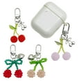 thumbnail image 2 of SIEYIO Crystal Bead Cherry Key Holder Adorable Cherry Fashion Key Chain Stylish Keyrings Jewelry for Car Keys or Bags, 2 of 20