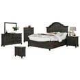 thumbnail image 1 of Rustic Gray Wood 6pc Eastern King Bedroom Set, 1 of 12