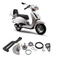 thumbnail image 1 of Kick Start Gear, High Strength Wear Resistant Kick Start Lever Wide Application  for Moped for Scooter Replacement for GY6 49CC 50CC 139QMB P139QMB Engine, 1 of 7