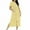 Yellow, variant on 2025 Robes for Women Zipper Front Bathrobe Short Sleeve House Coat Long Nightgown with Pockets Soft Loungewear