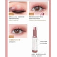 thumbnail image 5 of Two Color Eyeshadow Stick - Dual Ended Shadow Pencil for Gradient Eye Makeup Velvet Matte and Shimmer Long Lasting Waterproof Easy Blend Cream Stick for Women Beginners Daily Natural Eye Look, 5 of 5
