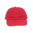 thumbnail image 2 of Top Headwear Youth Washed Twill Cap - Red, 2 of 2