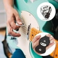 thumbnail image 4 of Music Gifts DIY for Guitarist I Pick You Music Text Note Stainless Steel Guitar Picks Keychain Leather Holder Personalized Plectrum Accessories DIY for Musician Lover Birthday Christmas Gifts, 4 of 9