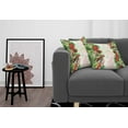 thumbnail image 3 of Ambesonne Christmas Throw Pillow Cover 2 Pack, Vivid Branches Blurry, 24", Multicolor, 3 of 5