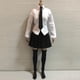 thumbnail image 3 of Conjunto De Falda Y Camisa De Uniforme De Estudiante 2x1/6 Para Cuerpo Femenino De Acción De 12 "negro, 3 of 8