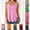 Hot Pink, variant on Womens Sleeveless Sweater Tops Short Sleeve Half Sleeve Oversized Shirts Lace Front Boho Spring Vacation Outfits Tees