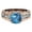 Blue 8#, variant on Rings for Women Ladies Ring Alloy Plated 14K Rose Gold Color Separation Ring Jewelry Gifts