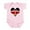 Petal Pink, variant on CafePress - I Love Kenya Infant Bodysuit - Baby Light Bodysuit, Size Newborn - 24 Months