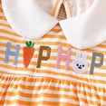 thumbnail image 4 of JUMEYU Baby Girl Clothes Newborn Baby Short Sleeve Bodysuit Baby Clothes 0 3 6 9 12 18 24 Months (Orange,0-3 Months), 4 of 9