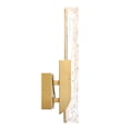 thumbnail image 3 of Valira Integrated LED Brass Wall Light, 3 of 8