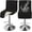Black, variant on XUELC Waterproof Bar Stool Covers with Back – Non-Slip Quilted Stretchable Seat Slipcover, Reversible Jacquard Design for Counter Height & Mid-Low Back Barstools