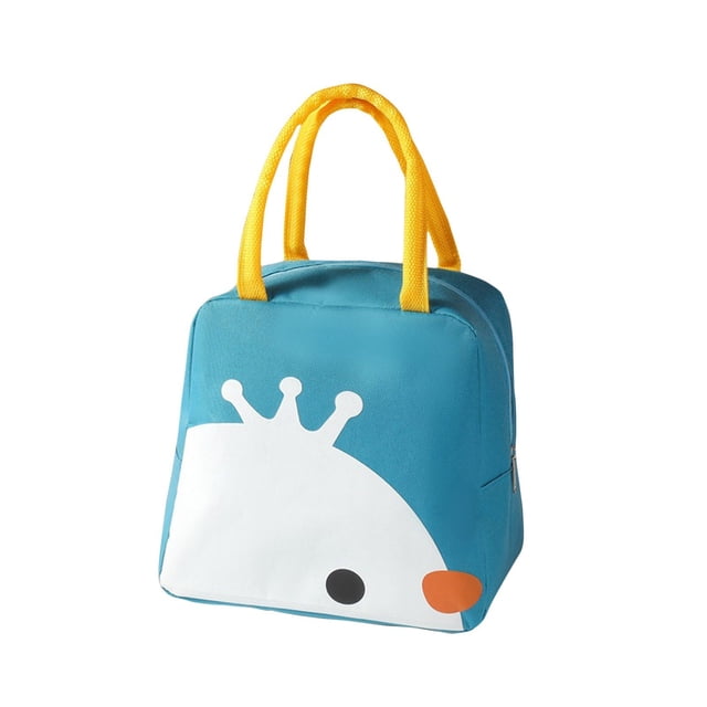 Sac à Lunch Isolé Thermique Sac de Rangement pour Aliments Portable Voyage Travail Boîte Bento