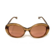 Serengeti Bacall SS541006 Women’s Sunglasses Crystal Caramel Brown Drivers Gradient Photochromic Mineral Glass 55mm
