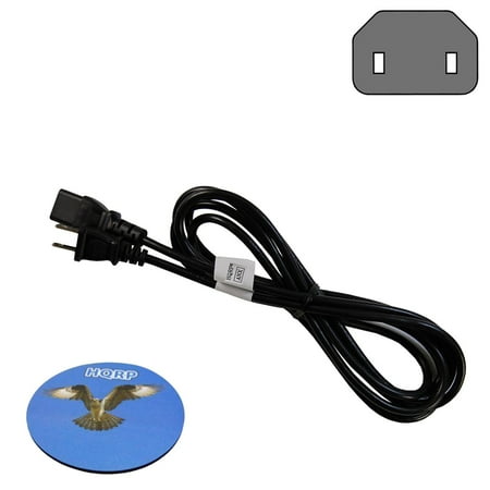 HQRP 10ft AC Power Cord for Definitive Technology ProSub 600 800 1000 Subwoofer Mains Cable + HQRP Coaster