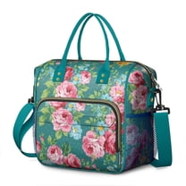 Pioneer Flower Floral Print Pattern Womens Lunch Box for Work,Insulated Large Lunch Bag for Tween and Teen,Loncheras Para Mujer,Leakproof Adult Lunch Bag for Work,Beach,Travel,Picnic,Camping