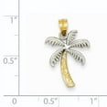 thumbnail image 2 of Beautiful 14K w/Rhodium Palm Tree Pendant, 2 of 2