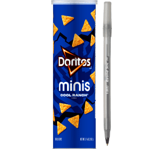 Doritos Tortilla Chips, Cool Ranch Flavored, Minis wth pan