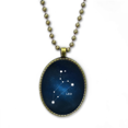 thumbnail image 1 of Collier Signe du Zodiaque Constellation du Lion Chaîne Vintage Pendentif Bijoux Collection, 1 of 3