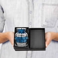 thumbnail image 3 of Urna para Cenizas Trupoint Memorials Pequeña Azul Oscuro con Plata, 3 of 7