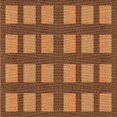 thumbnail image 1 of Ahgly Company Machine Washable Indoor Square Transitional Saddle Brown Area Rugs, 7' Square, 1 of 7