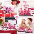 thumbnail image 4 of Ayieyill Valentines Day Decorations, 4Pcs Valentines Love Tabletop Decor for Gift Dining Room Table Wedding Anniversary Party Supplies Décor Tray Decor, 4 of 9